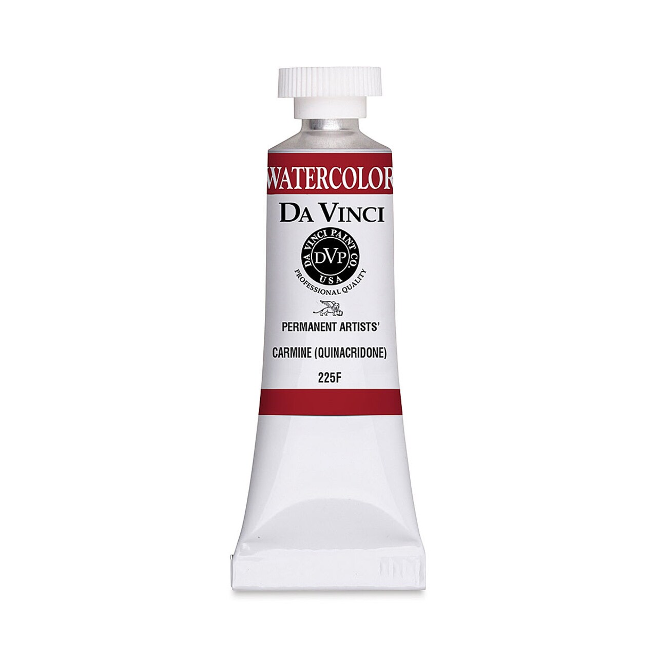 Da Vinci Artists' Permanent Watercolor - Quinacridone Carmine, 15 ml tube
